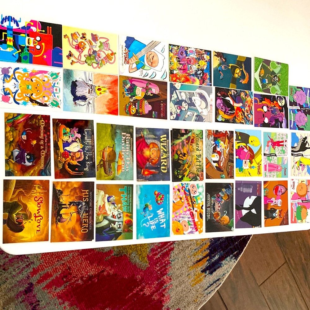 Adventure Time trading cards (35 total)